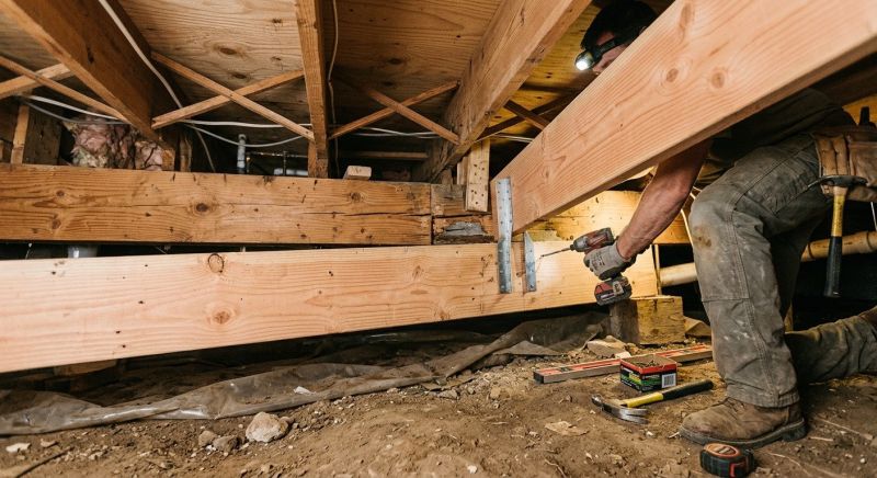 Floor Framing Repair in Kansas City, KS