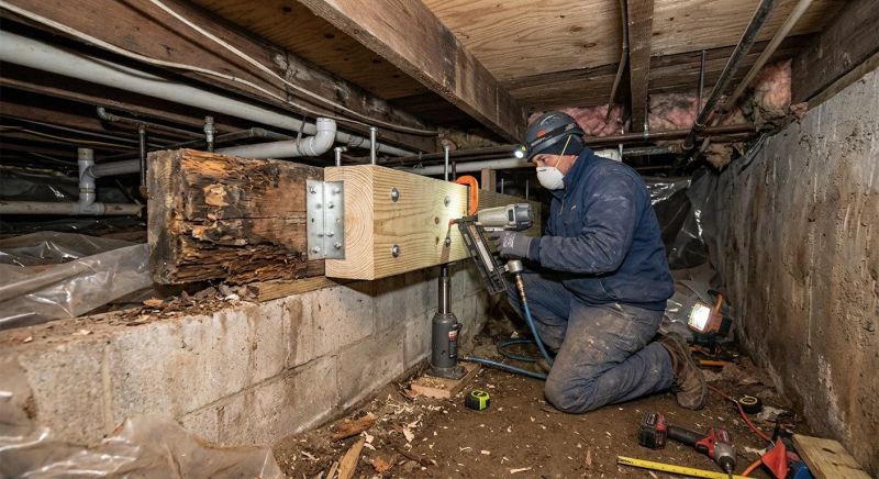 Support Beam Repair in Wilmington, NC